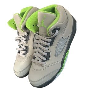 KIDS Jordan green bean 5s